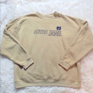 Adidas Notre Dame Crew Neck Sweatshirt